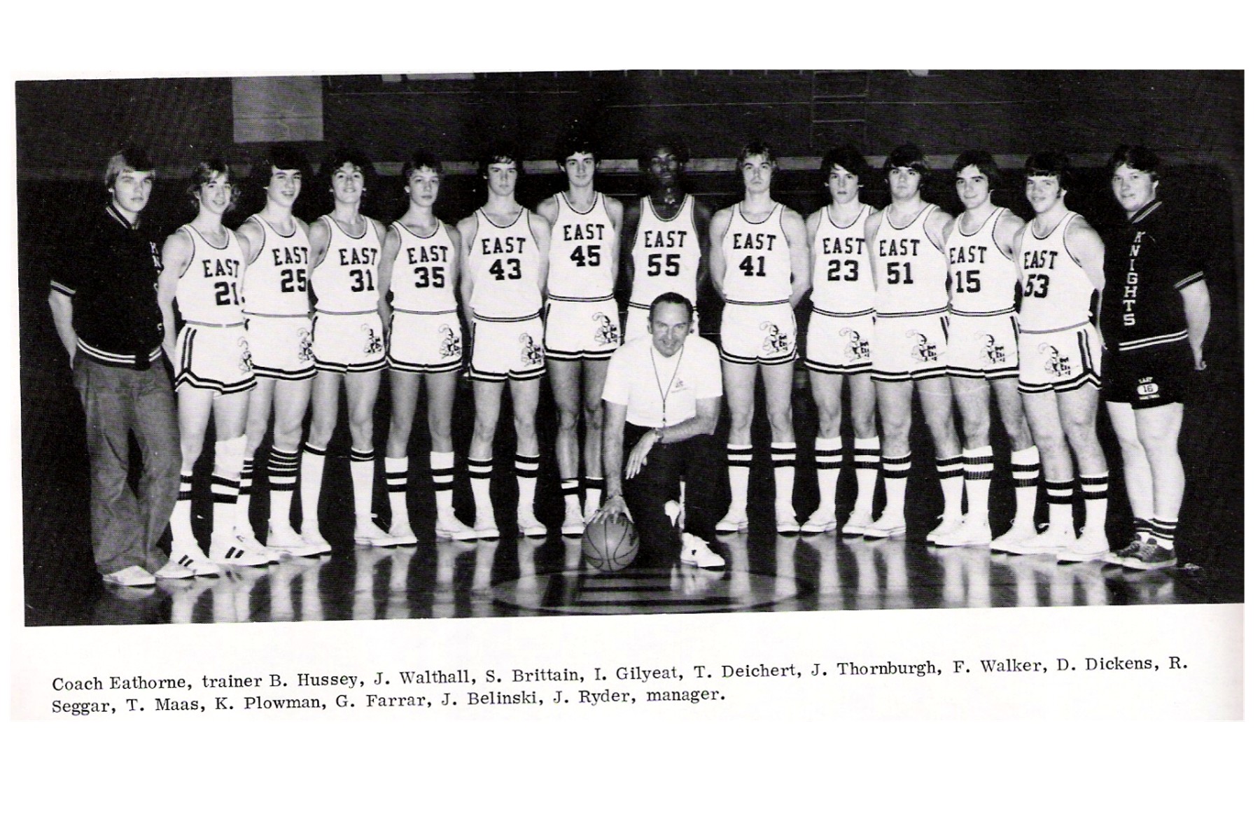 1976 East High Basketball